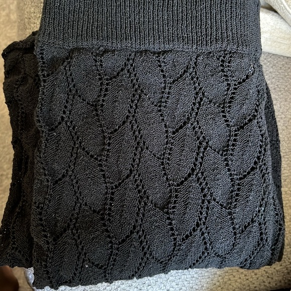 TOPSHOP flare open stitch pants cover up - Picture 6 of 6